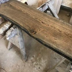 NEU im Sortiment: Eiche-Waschtischplatten schwarz geölt 